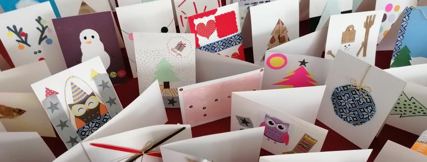 Izdelava voščilnic za stanovalce Doma starejših Logatec